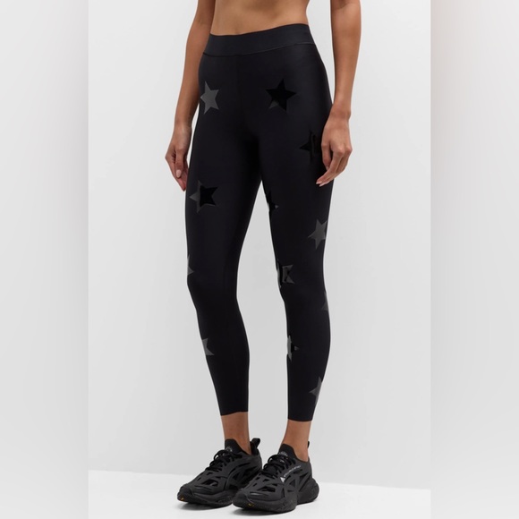 ULTRACOR Lux Knockout Star-Print Ankle Leggings size M - Picture 2 of 8